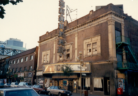 The original Seville Theatre in Montreal