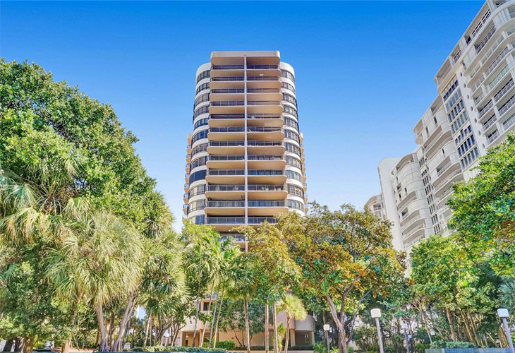 Tiffany condominium tower in Bal Harbour, Florida